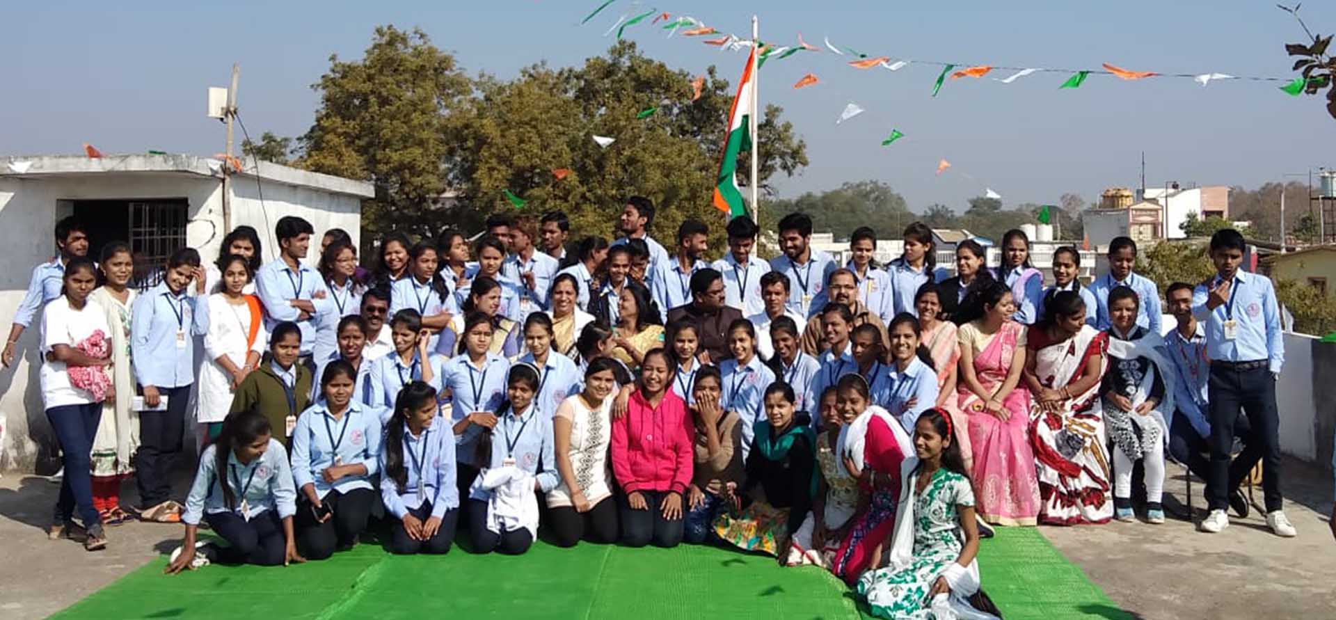 Bhandara Paramedical College campus celebration
