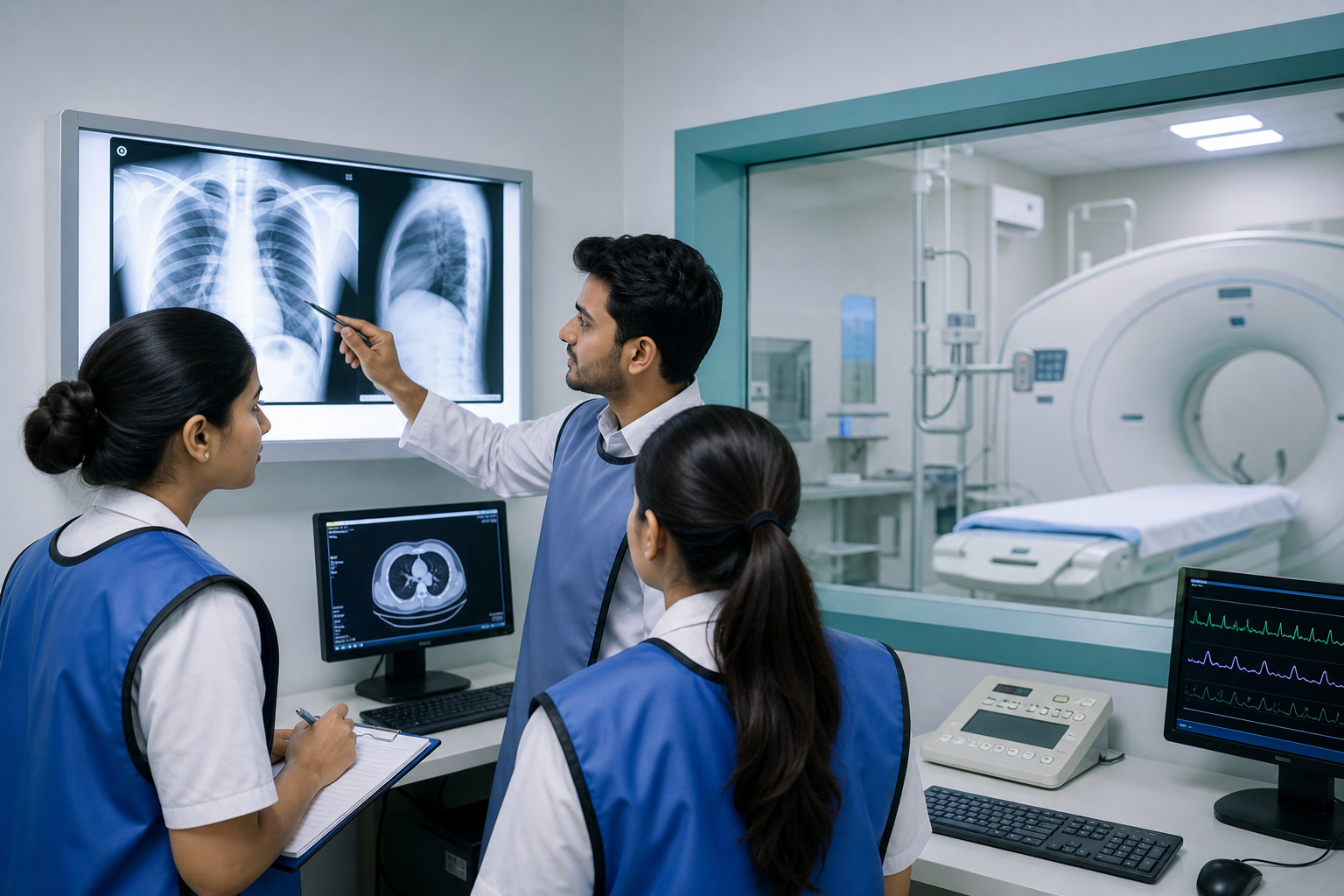 Radiology technician training